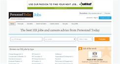 Desktop Screenshot of jobs.personneltoday.com