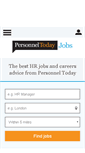 Mobile Screenshot of jobs.personneltoday.com